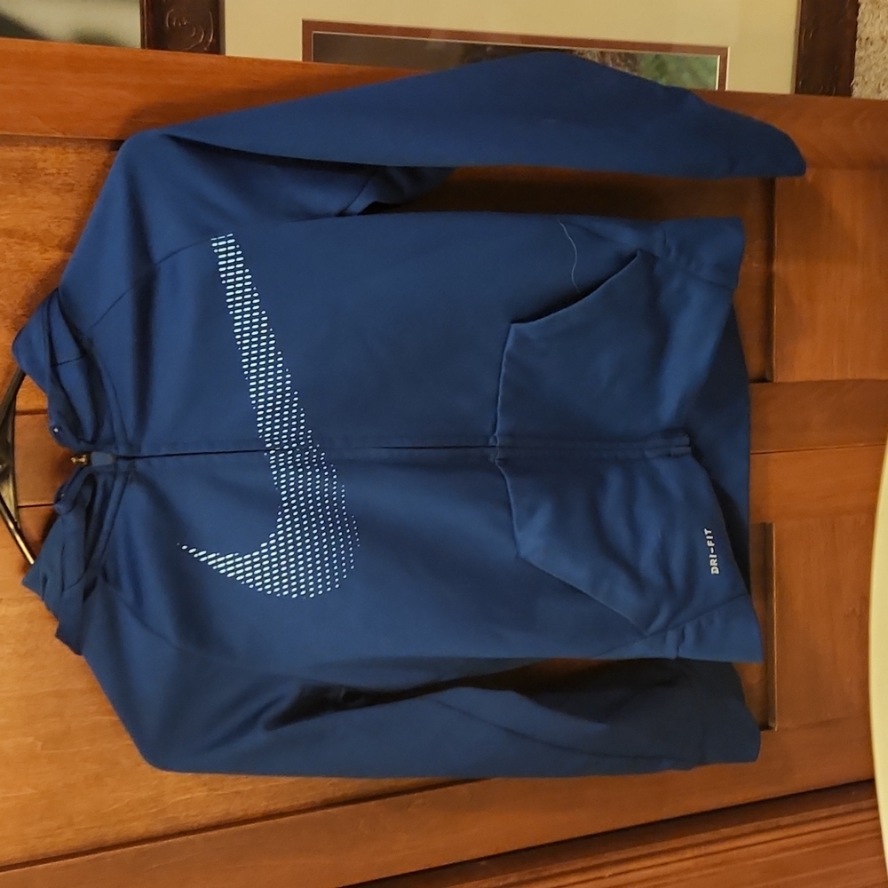 Boys Youth Medium Blue Nike Hoodie